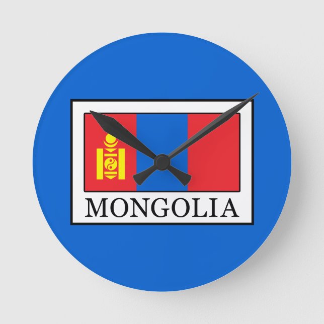 Mongoliet Rund Klocka (Framsida)