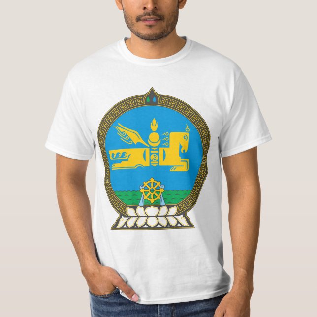 Mongoliet vapensköldT-tröja Tröja (Framsida)