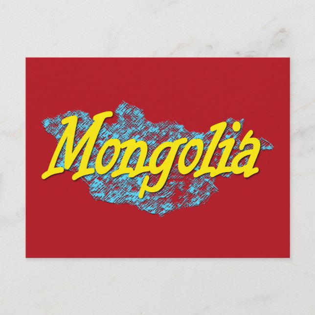 Mongoliet Vykort (Framsida)
