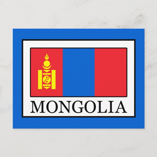 Mongoliet Vykort (Framsida)