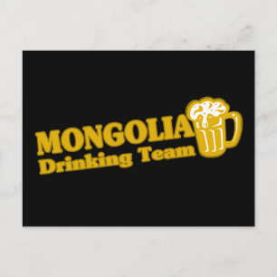 Mongoliets drickteam vykort
