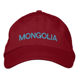 Mongoliets justerbara baseball-hatt broderad keps