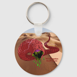 Mongolisk dödmask Keychain Nyckelring