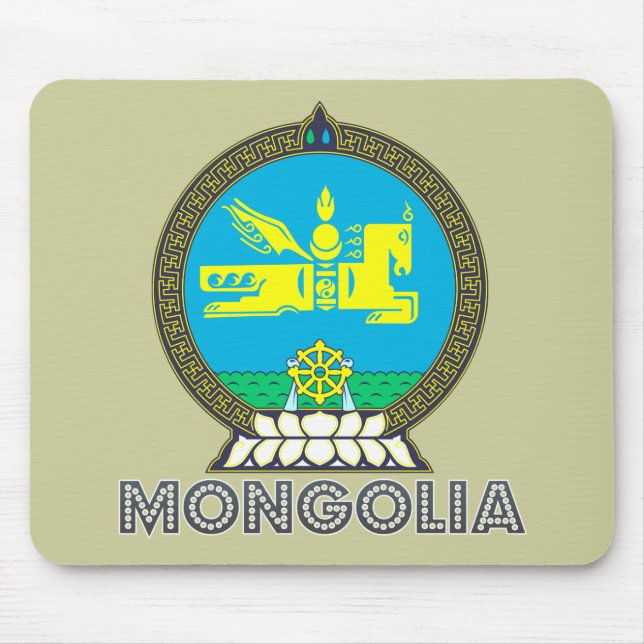 Mongolisk Emblem Musmatta (Framsidan)