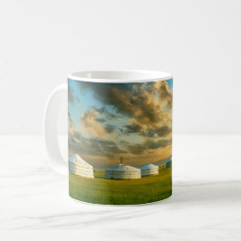 Mongolisk Jurta Resa Kaffemugg