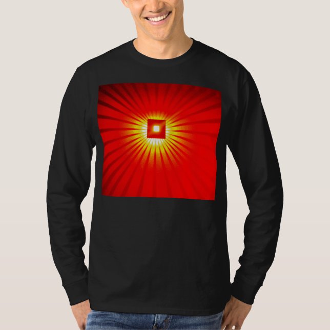 Mongolisk ljus bristning tee shirt (Framsida)