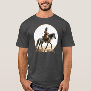 Mongolisk ryttare t shirt