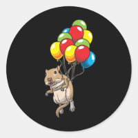 Mongoliska Gerbil med ballonger