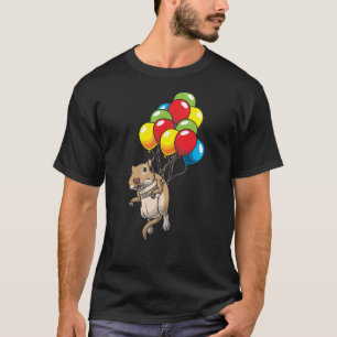 Mongoliska Gerbil med ballonger T Shirt