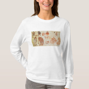 Mongoliskt nomad- läger, 15th århundrade tee