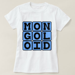 Mongoloid, kränkande term tröja