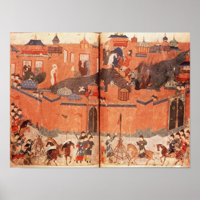 Mongols under ledning av Hulagu Khan Poster (Framsidan)