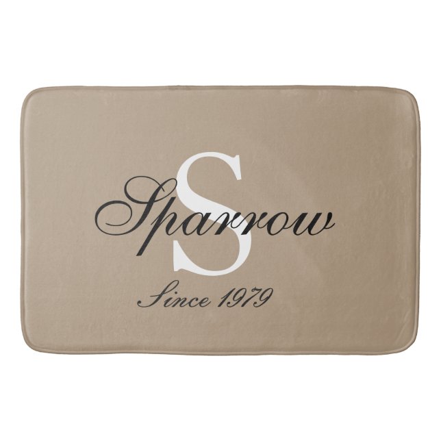 Mongram Bathmat Badrumsmatta (Framsidan)