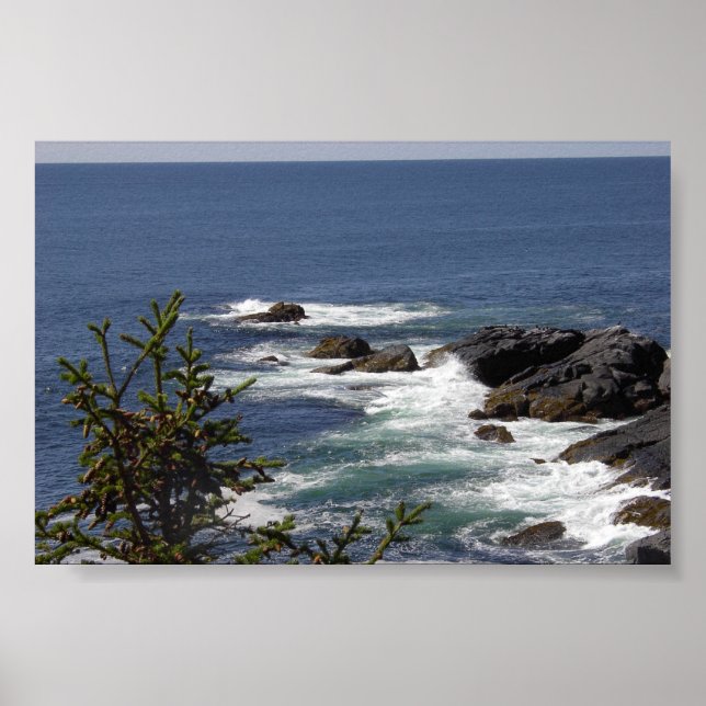 Monhegan Cliff Poster (Framsidan)