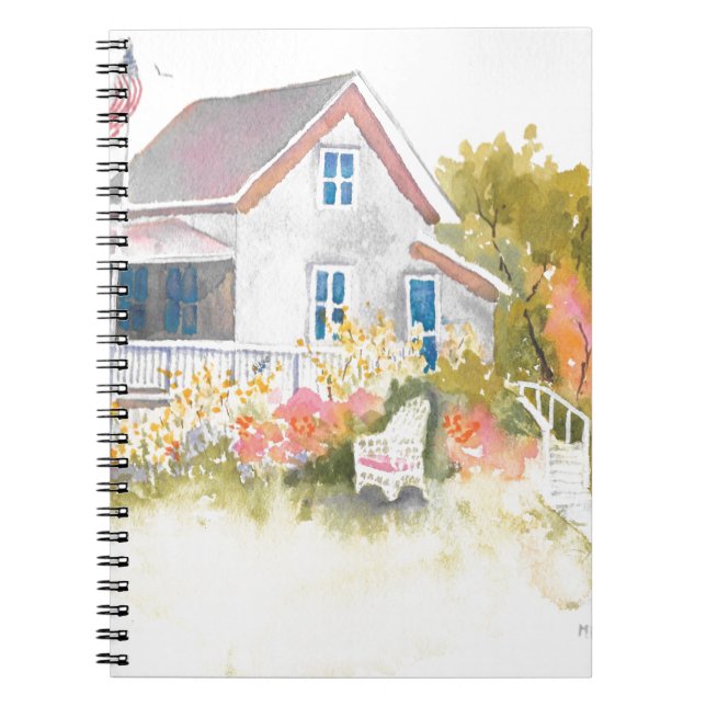 Monhegan Cottage J Kilburn Anteckningsbok (Framsidan)