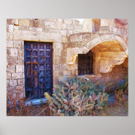 Moni Tharri MONASTERY Rhodes, Grekland Poster