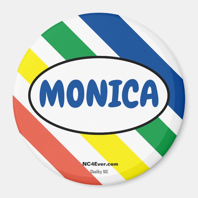 MONICA-kylskåp Magnet (Framsidan)