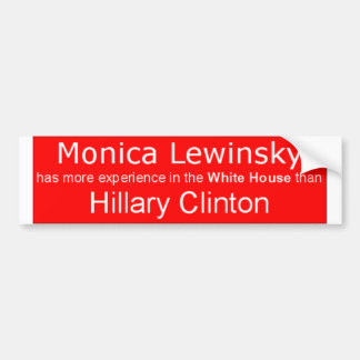 Monica Lewinsky för president! Bildekal