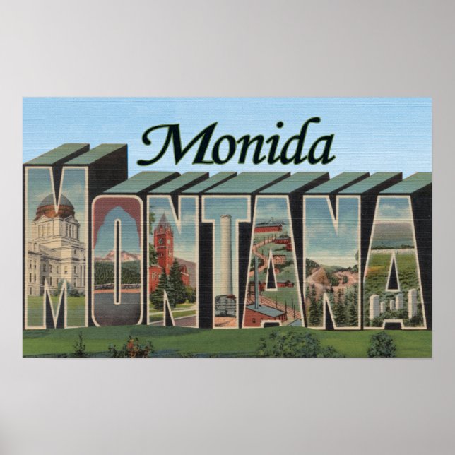 Monida Montana Poster (Framsidan)