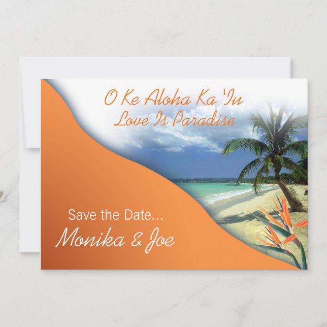Monikas anpassade Save The Date (New York) Spara Datumet (Framsida)
