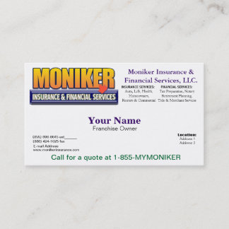 Monikervisitkort Visitkort