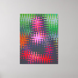 Moning Mona Lisa Abstrakt Oil Canvastryck