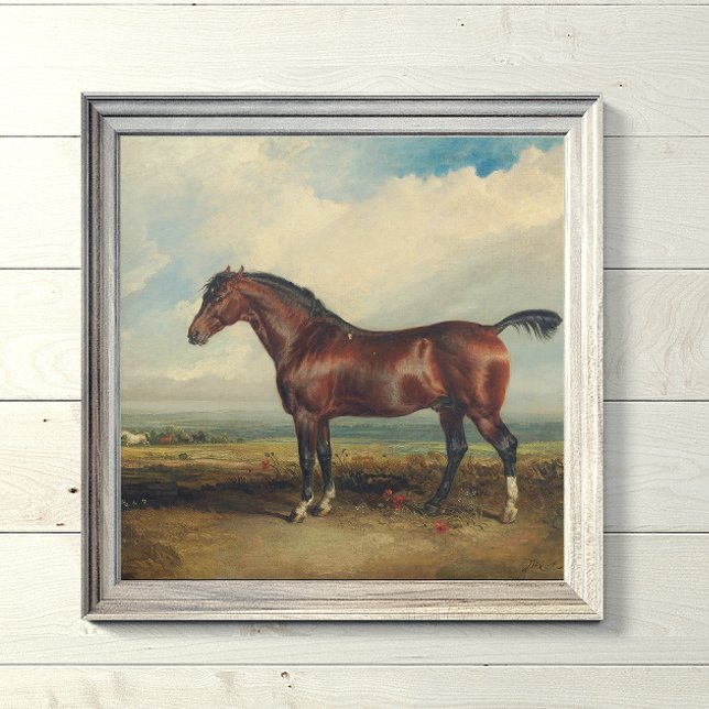 "Monitor" Horse Painting by James Ward Canvastryck (Skapare uppladdad)