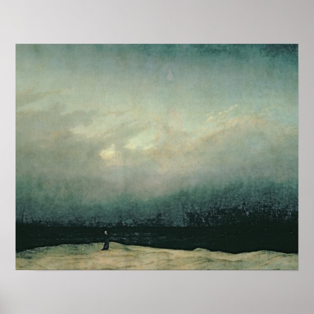 Monk by sea, 1809 poster (Framsidan)