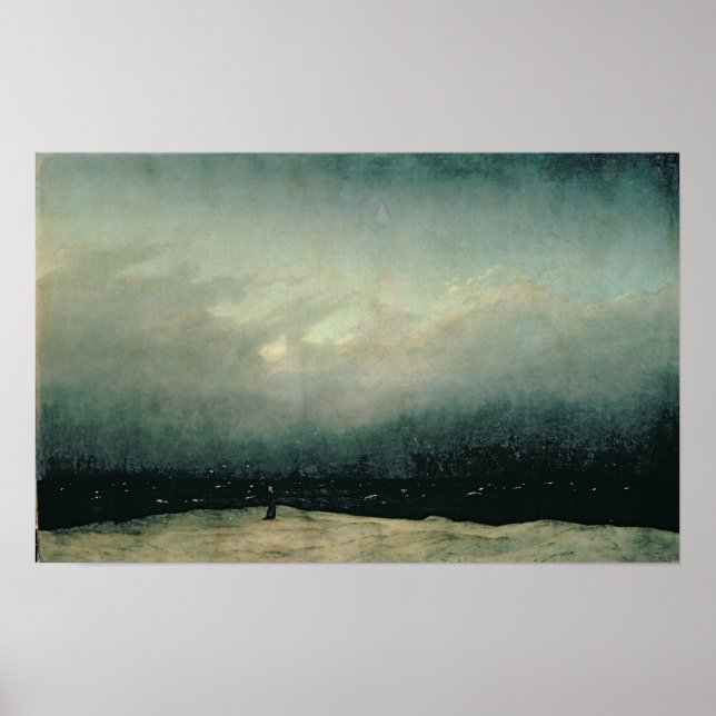 Monk by sea, 1809 poster (Framsidan)