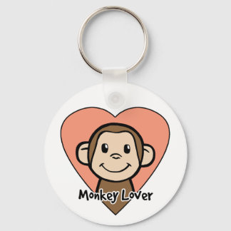 Monkey Älskare Nyckelring