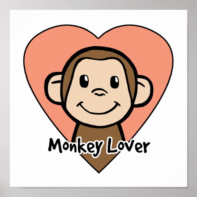 Monkey Älskare Poster (Framsidan)