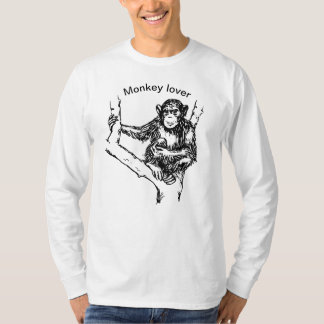 Monkey älskare t shirt
