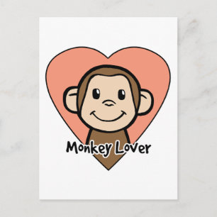 Monkey Älskare Vykort