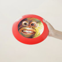 Monkey Ansikte Frisbee