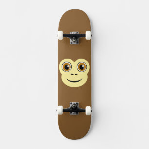 Monkey Ansikte Mini Skateboard Bräda 18,5 Cm