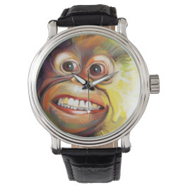 Monkey Ansikte Watch Armbandsur