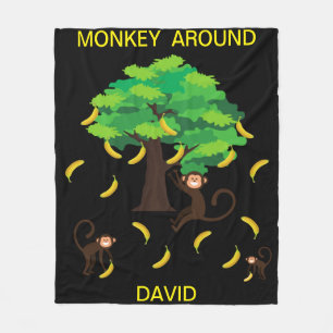 "Monkey Around" Fleecefilt