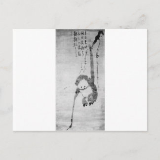 Monkey av Hakuin Ekaku Vykort