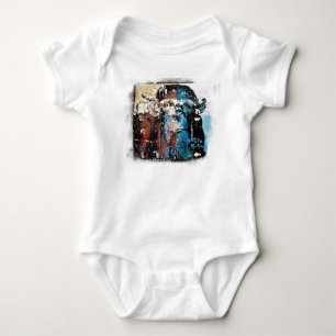 Monkey Baby Jersey Bodykosti, vit Tee Shirt