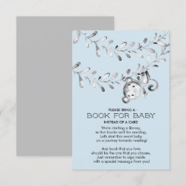 Monkey Baby Shower Bok för Baby-kort Inbjudningar