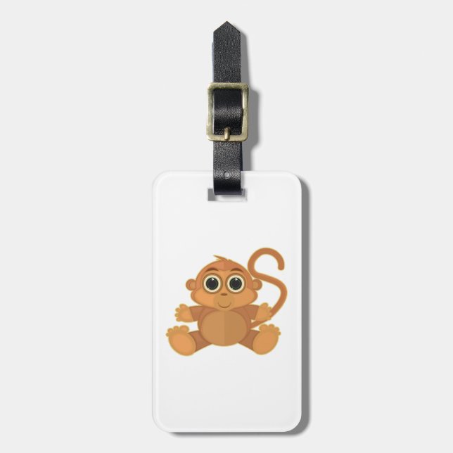 Monkey Bagagebricka (Vertikal Framsida)