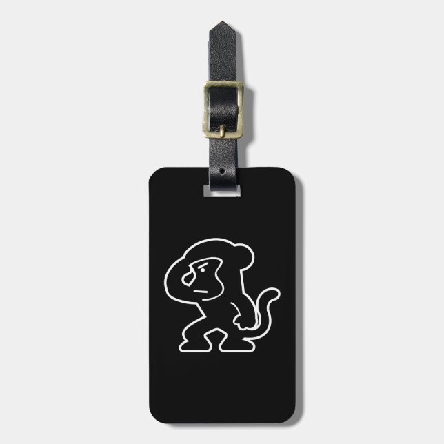 Monkey Bagagebricka (Vertikal Framsida)