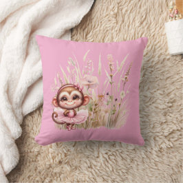 Monkey Ballerina Kudde