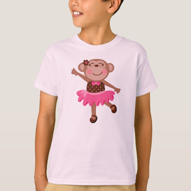 Monkey Ballerina Tee (Framsida)