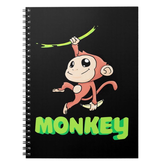 Monkey Banana Anteckningsbok (Framsidan)