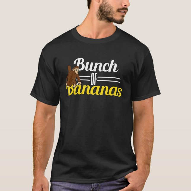 Monkey Banana Bundle T Shirt (Framsida)