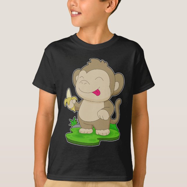 Monkey Banana T Shirt (Framsida)