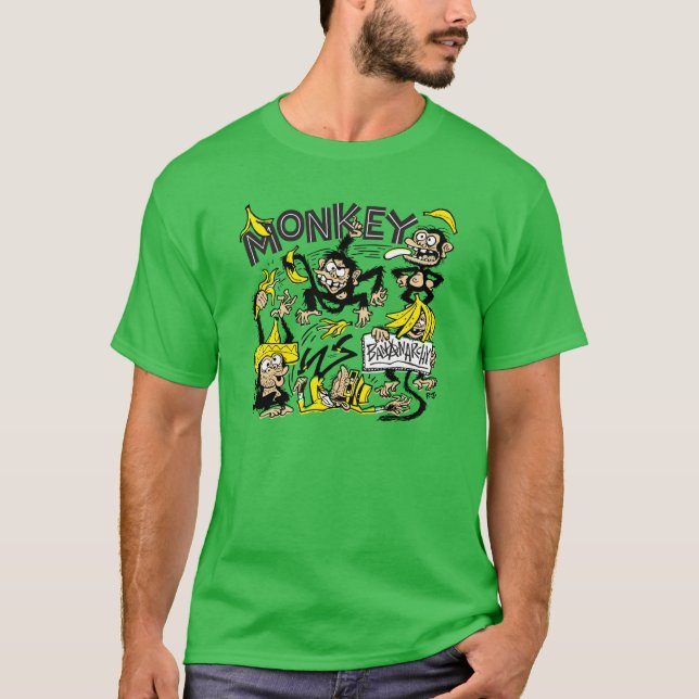 MONKEY - Bananarchy Manar Tee (Framsida)