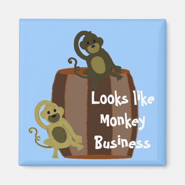 Monkey Barrel Business Magnet (Framsidan)