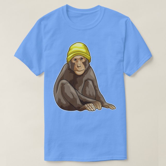 Monkey Beanie T Shirt (Design framsida)